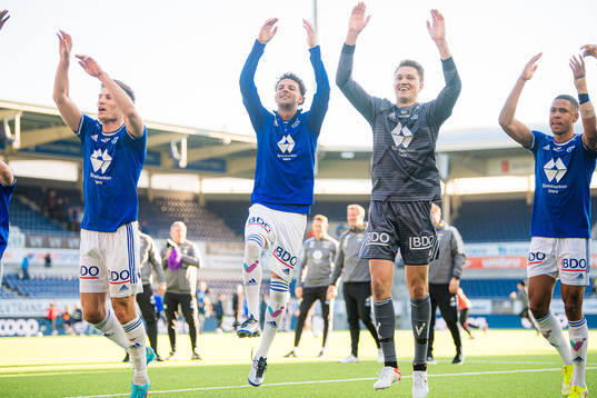 Kristoffer Haugen, Rafik Zekhnini and Jacob Karlstrøm of