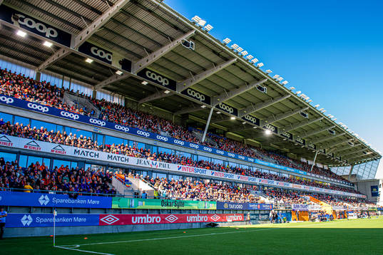 Spectators in the stands
