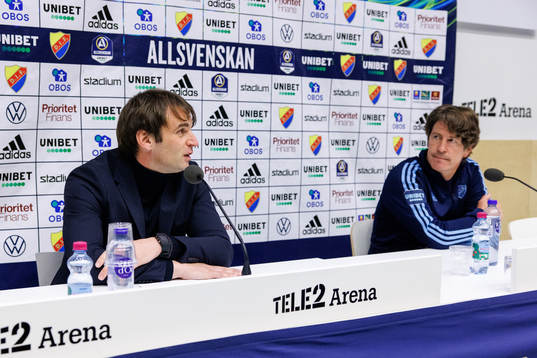 Malmö FFs tränare Milos Milojevic och Djurgårdens