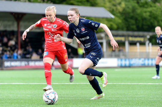 Örebros Nathalie Hoff Persson och Rosengårds Bea Sprung