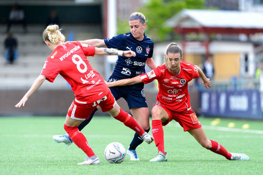 Rosengårds Olivia Schough och Örebros Wilma Öhman