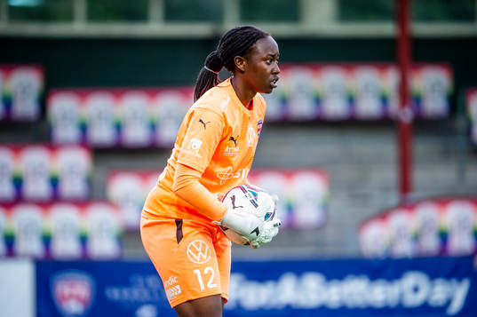 Rosengårds målvakt Angel Mukasa