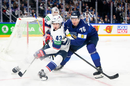 Luke Huges of USA and Jere Sallinen of Finland
