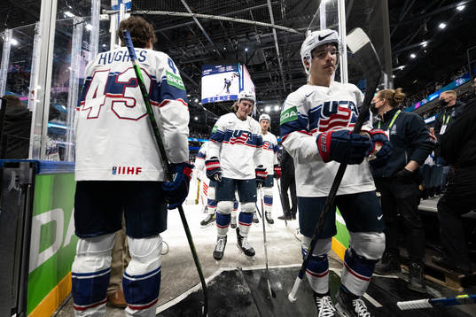 The players of USA look dejected
