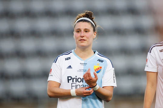 Djurgårdens Hayley Dowd deppar