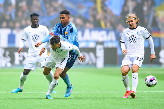 Malmö FFs Erdal Rakip och Isak Hien