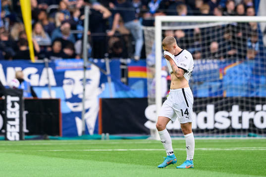 Malmö FFs Felix Beijmo deppar
