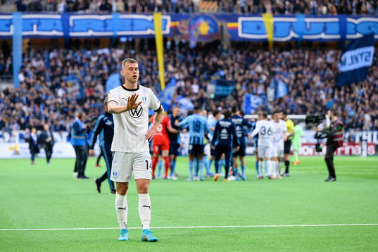 Malmö FFs Felix Beijmo deppar