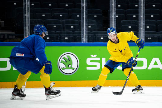 Jonathan Pudas of Sweden at a practice session