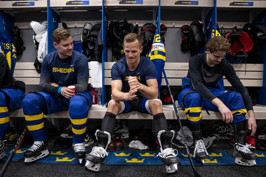 Joel Kellman, Max Friberg and Nils Åman of Sweden