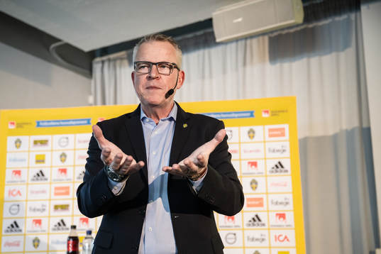 Head coach Janne Andersson of the Swedish national football