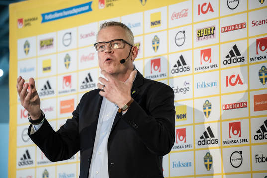 Head coach Janne Andersson of the Swedish national football