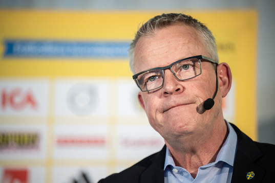 Head coach Janne Andersson of the Swedish national football