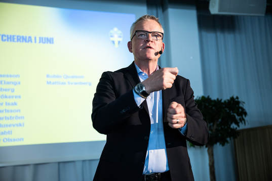 Head coach Janne Andersson of the Swedish national football