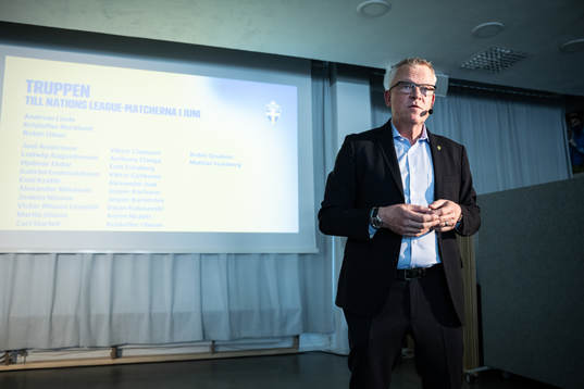 Head coach Janne Andersson of the Swedish national football