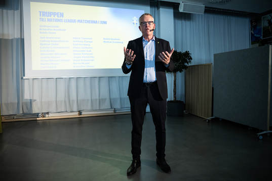 Head coach Janne Andersson of the Swedish national football