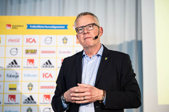 Head coach Janne Andersson of the Swedish national football