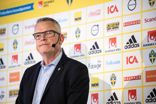 Head coach Janne Andersson of the Swedish national football