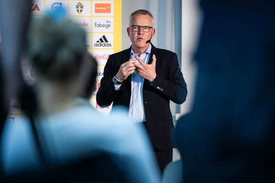 Head coach Janne Andersson of the Swedish national football