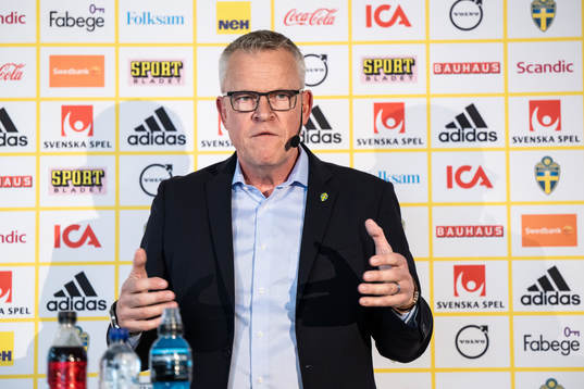 Head coach Janne Andersson of the Swedish national football
