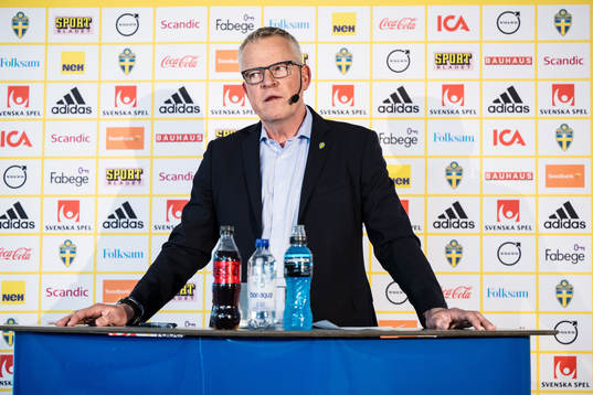 Head coach Janne Andersson of the Swedish national football