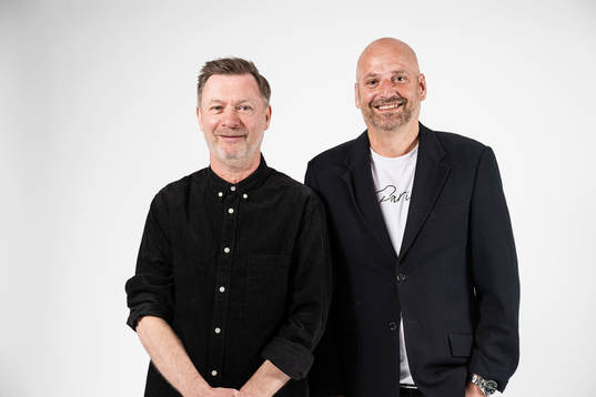 Peter Gerhardsson, förbundskapten, och Magnus Wikman,
