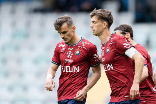 Örgrytes Daniel Paulson och Ajdin Zeljkovic deppar