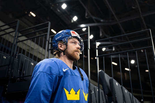 Anton Lindholm of Sweden at a practice session