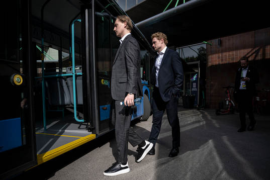 Jacob Peterson and Carl Grundström of Sweden