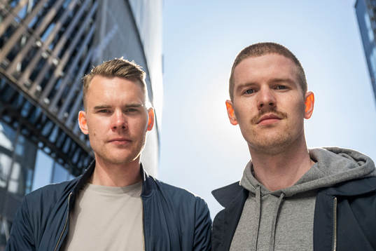 Philip Gadd and Adam Johansson of Swedish newspaper