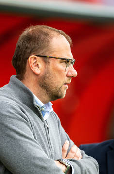 Halmstads tränare Magnus Haglund