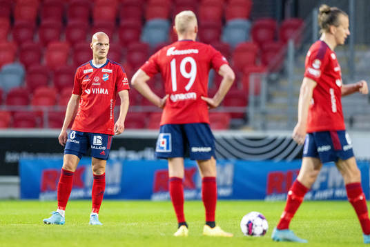 Östers Jonatan Drott, Adam Bergmark Wiberg och Jesper