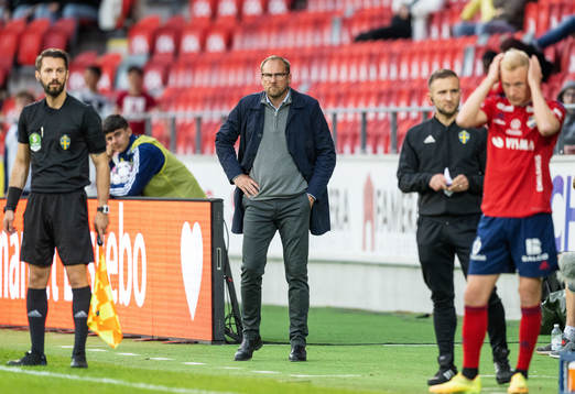 Halmstads tränare Magnus Haglund