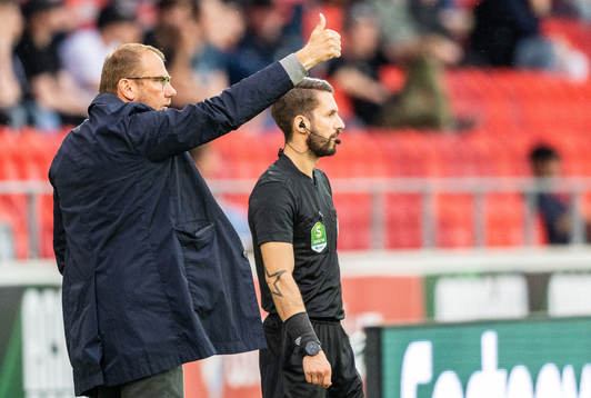 Halmstads tränare Magnus Haglund