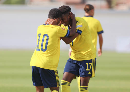 Jardell Kanga and Djoseph Bangala of Sweden
