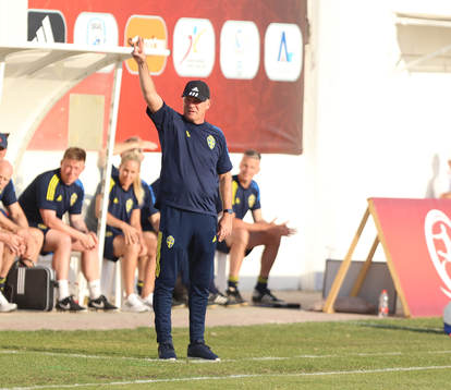 Head coach Roger Franzén of Sweden