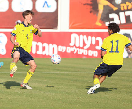 Kazper Karlsson and Malïk Mokédé of Sweden