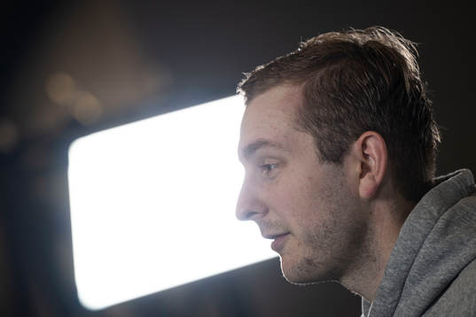 Goaltender Linus Ullmark of Sweden