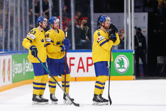 Oliver Ekman Larsson, Carl Klingberg and Adam Larsson of