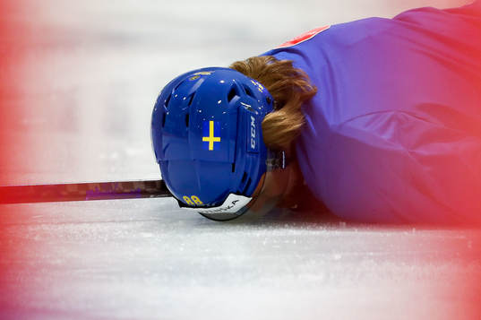 William Nylander of Sweden at a practice session