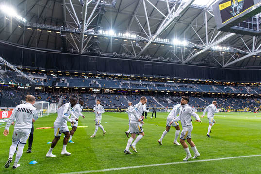 Sirius spelare värmer upp