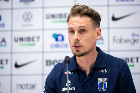 Sirius tränare Daniel Bäckström