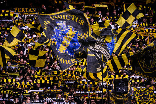 under fotbollsmatchen i Allsvenskan mellan AIK och Sirius