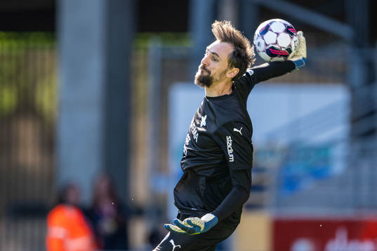 Värnamos målvakt Pilip Vaitsiakhovich