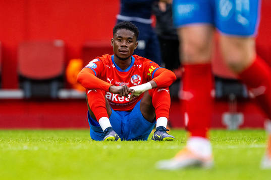 Helsingborgs Joseph Amoako deppar