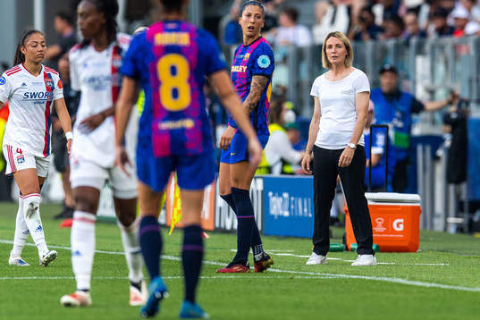 Sonia Bompastor, head coach of Lyon