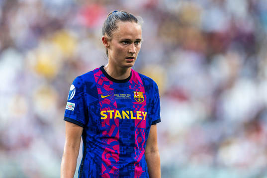 Caroline Graham Hansen of Barcelona
