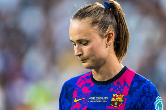 Caroline Graham Hansen of Barcelona