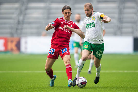 IFK Norrköpings Jonathan Levi och Hammarbys Darijan Bojanic