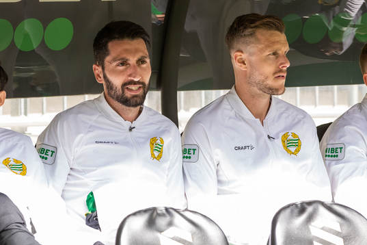 Hammarbys målvakt Oliver Dovin